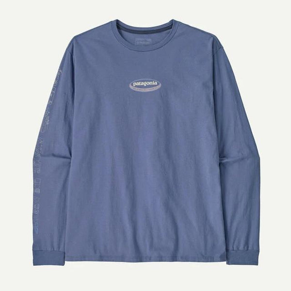 トップス patagonia Long Way Round Organic T-Shirt Mens Long Sleve Long Way Round Organic T-shirt - SOKO Outfitters