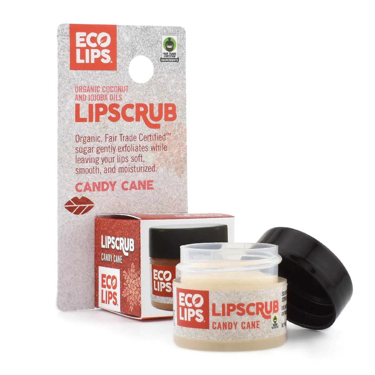 Eco Lips Holiday Candy Cane Lip Scrub