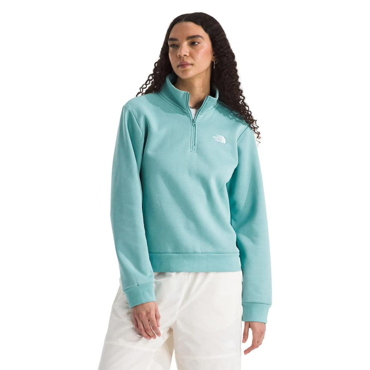 The North Face Womens Evolution Simple Dome Quarter Zip Blue Eclipse