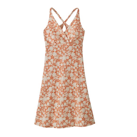 Patagonia Womens Amber Dawn Dress butterfly geo: weathered stone