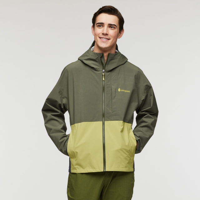 Cotopaxi Cielo Rain Jacket Fatigue and Lemongrass