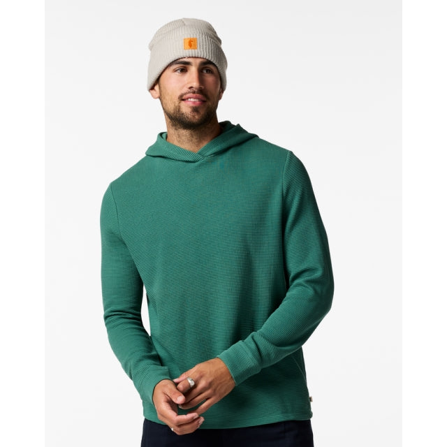Cotopaxi Mens Atajo Long Sleeve Waffle Hoodie Juniper