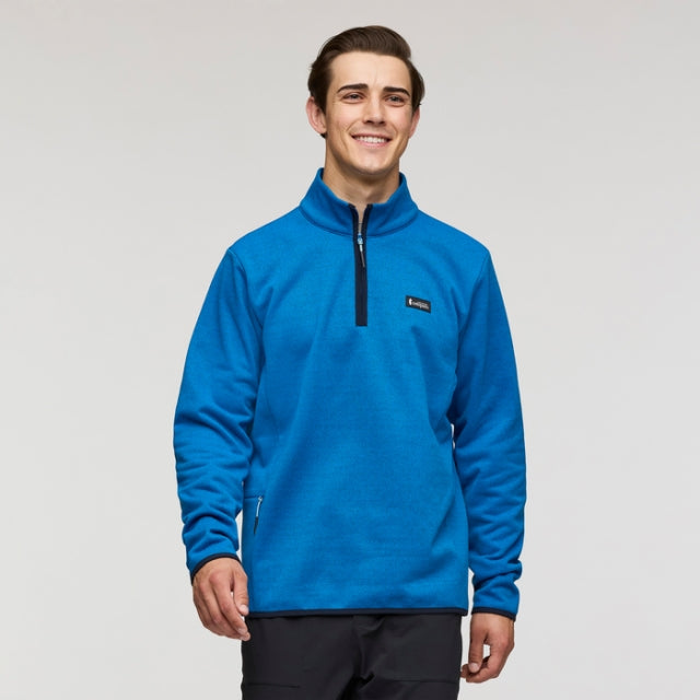 Cotopaxi Envo Fleece Quarter-zip Pullover Heather Atlantic