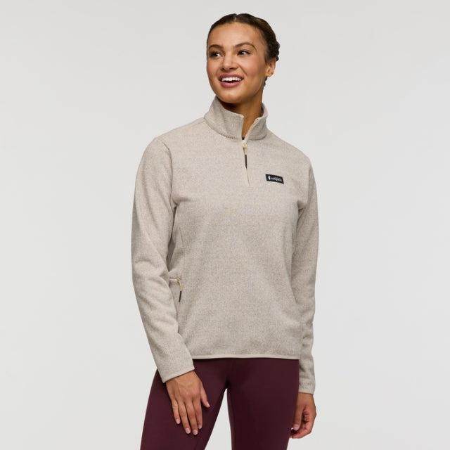 Cotopaxi Envo Fleece Quarter-zip Pullover Heather Cream
