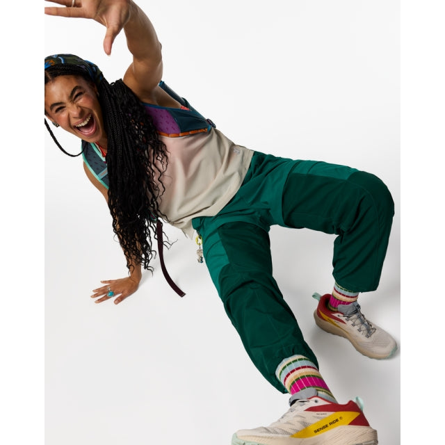 Cotopaxi Womens Losdos Zip-off Pant - malachite/kale