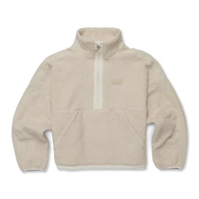 Cotopaxi Womens Bacano Fleece Pullover Cream and Bone
