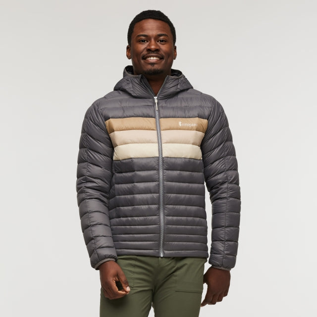 Cotopaxi Fuego Down Hooded Jacket Cinder Stripes