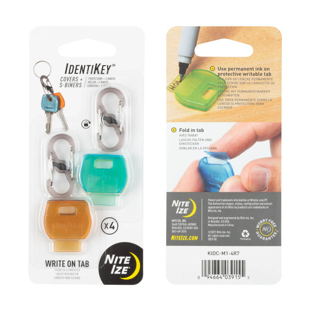 Nite Ize Identikey Covers + Microlocks - Combo