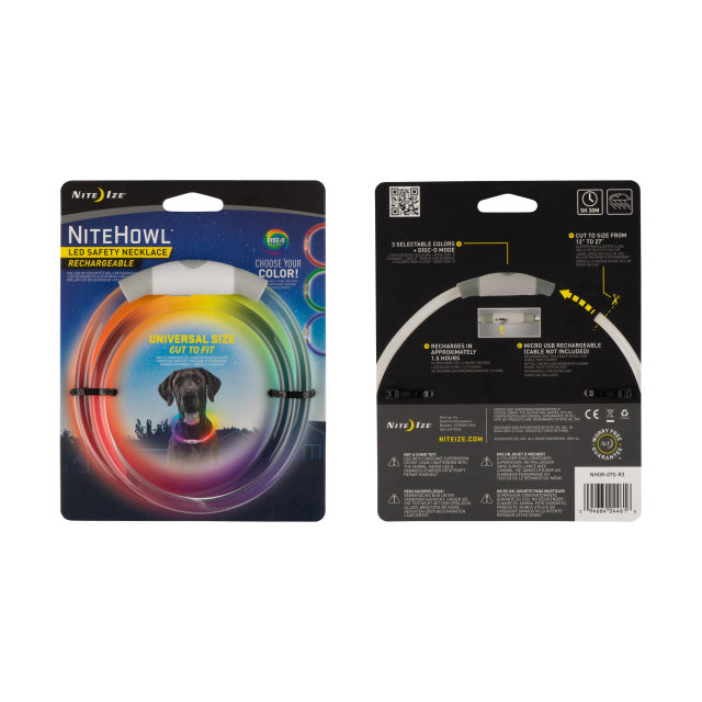 Nite Ize Ni Nitehowl Rechargeable Led Safety Necklace Disc-o-Select