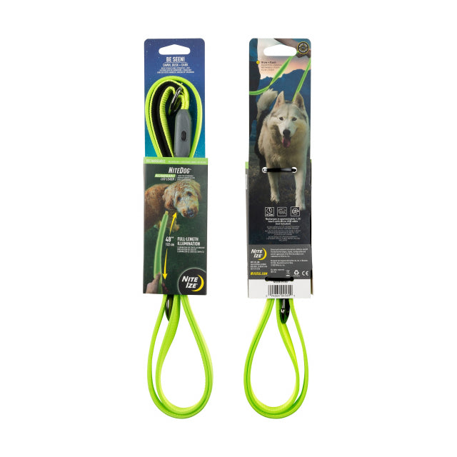 Nite Ize Ni Nitedog Max Rechargeable Led Leash Green