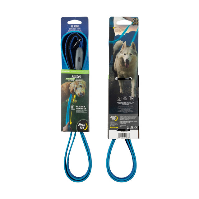 Nite Ize Ni Nitedog Max Rechargeable Led Leash Blue