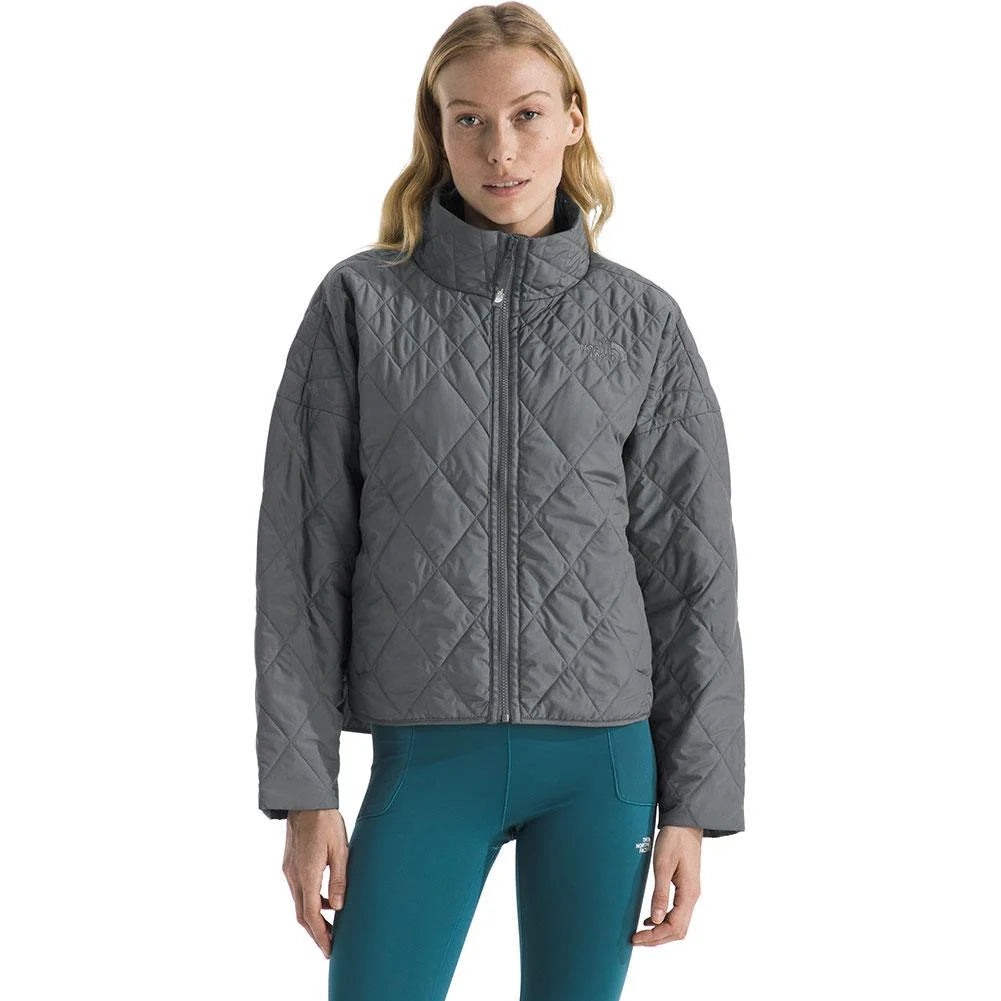 The North Face Womens Diamond Peak Insulated Jacket Smoked Pearl