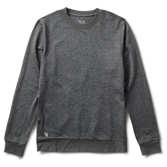 Vuori Mens Ponto Performance Crew truffle heather