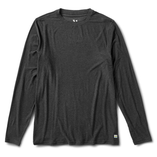 Vuori L/s Strato Tech Tee Charcoal Heather