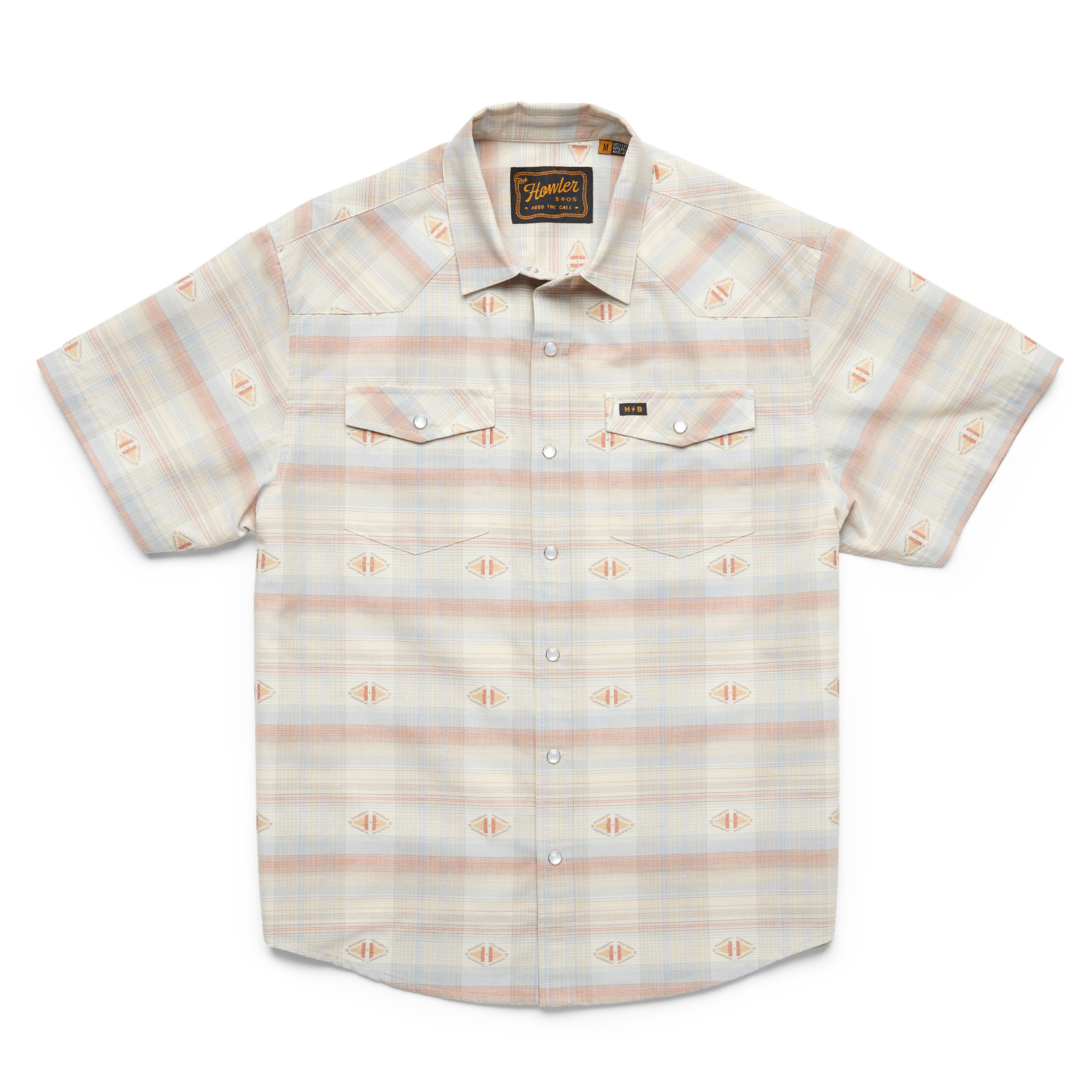 Howler Bros Mens H Bar B Snapshirt Lockhart Floral/Pool Blue