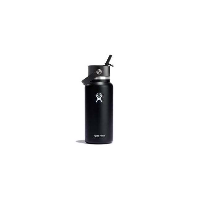 Hydroflask 32oz Widemouth Flex Straw Cap Harbor Blue