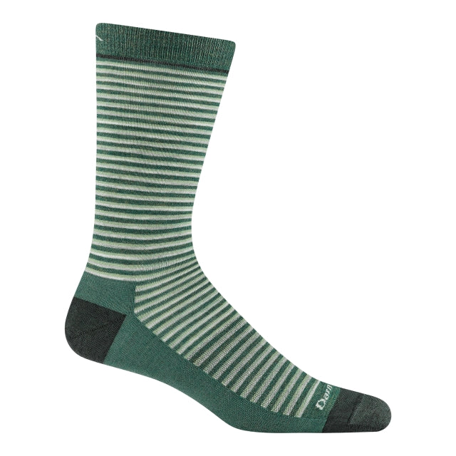 Darn Tough Microstripe Crew Lightweight Moss