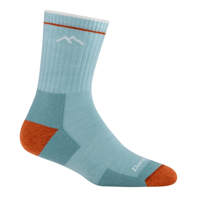 Darn Tough Hiker Micro Crew Midweight With Cushion Glacier