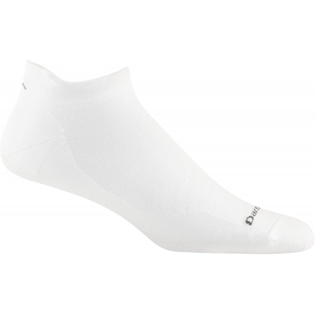 Darn Tough Run No Show Tab Ultra-lightweight White