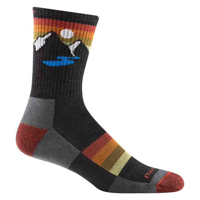 Darn Tough Sunset Ridge Micro Crew Lightweight With Cushion Charcoal