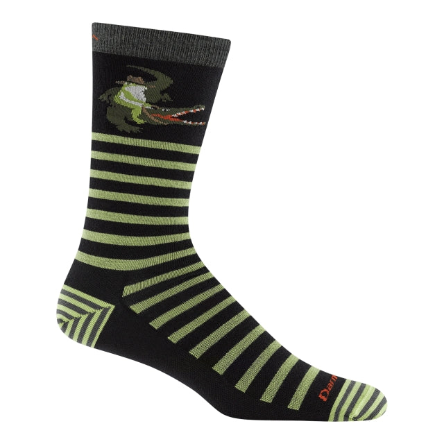 Darn Tough Animal Haus Crew Lightweight Gator Green
