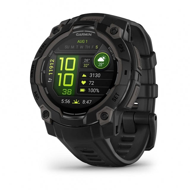 Garmin Instinct 3, 45mm AMOLED, Black/Black