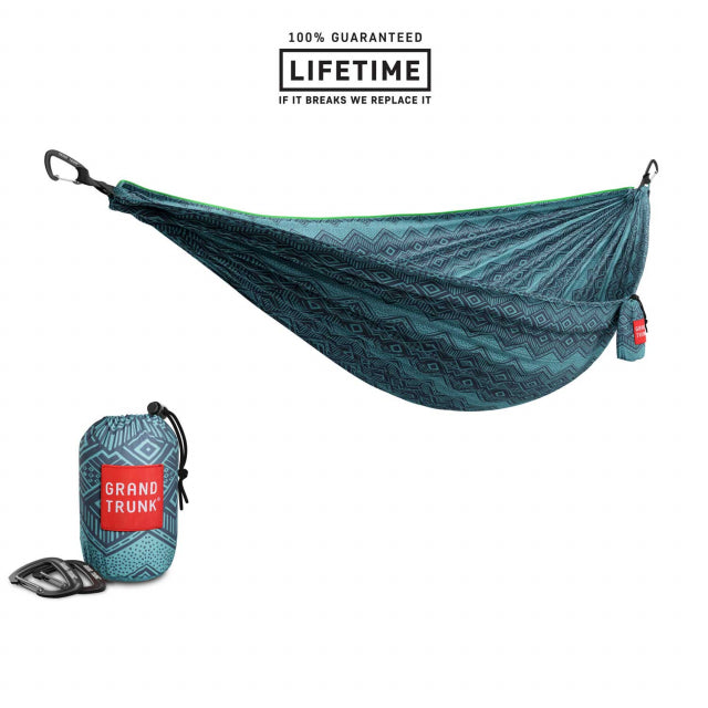 Grand Trunk Gt Trunk Tech Double Print Hammock Bluu Nile