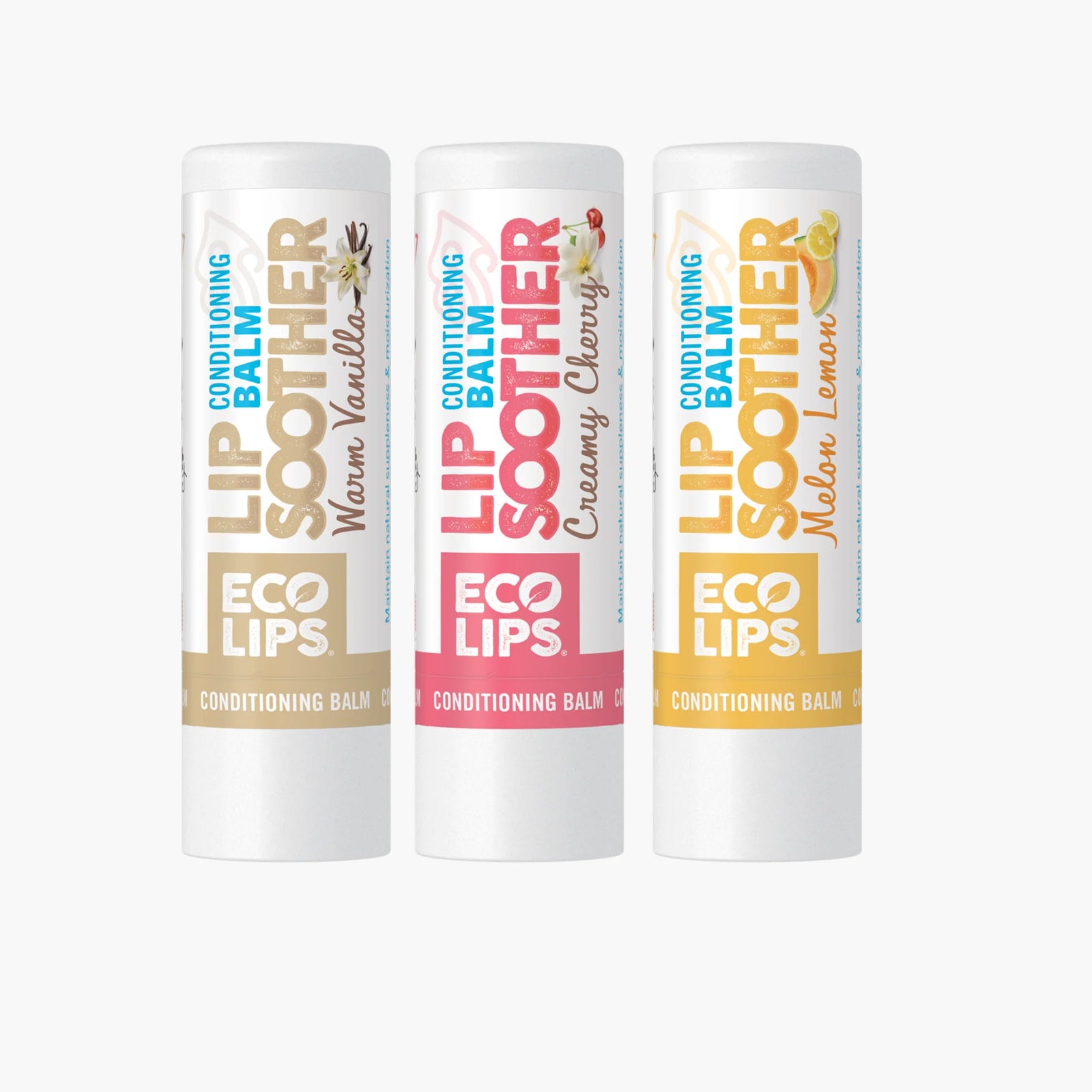 Eco Lips Conditioning Fair Trade Lip Soother Lip Balm Melon Lemon