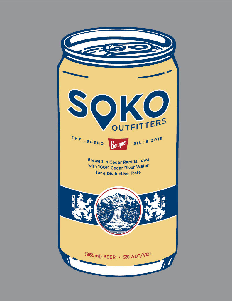 SOKO Unisex Beer Can T-shirt