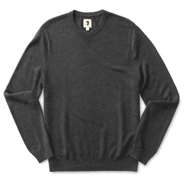 Duck Head Henson Merino Crewneck Sweater Brushed Nickel