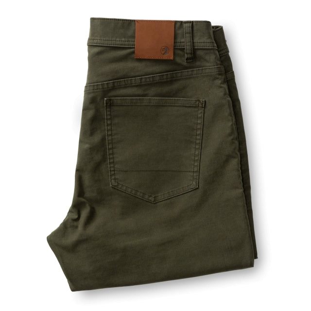 Duck Head Weldon Garment Dyed Five-pocket Deep Olive