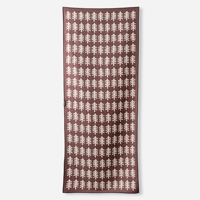 Nomadix Original Towel Fresh Pines Burgundy Beige