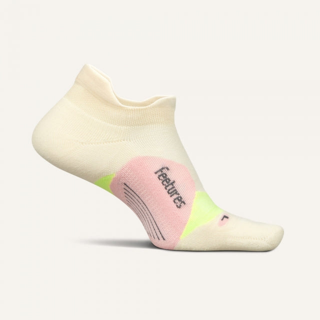 Feetures Elite Light Cushion No Show Tab Sandy Melon