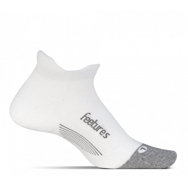 Feetures Elite Max Cushion No Show Tab White