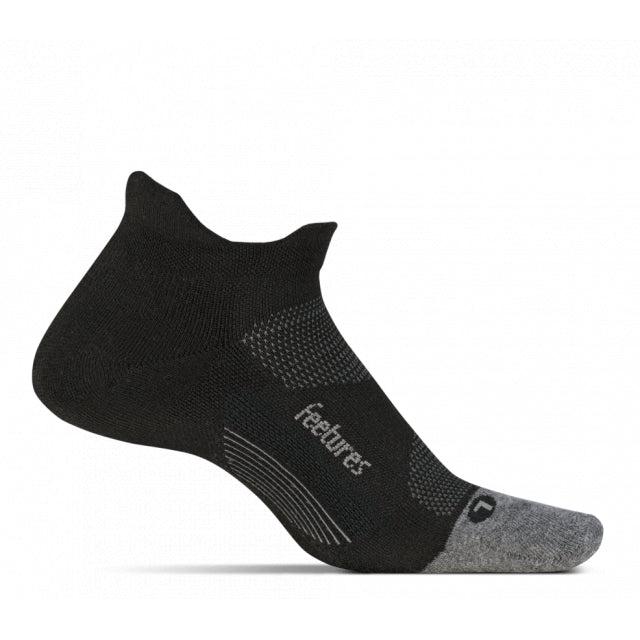 Feetures Elite Max Cushion No Show Tab Black