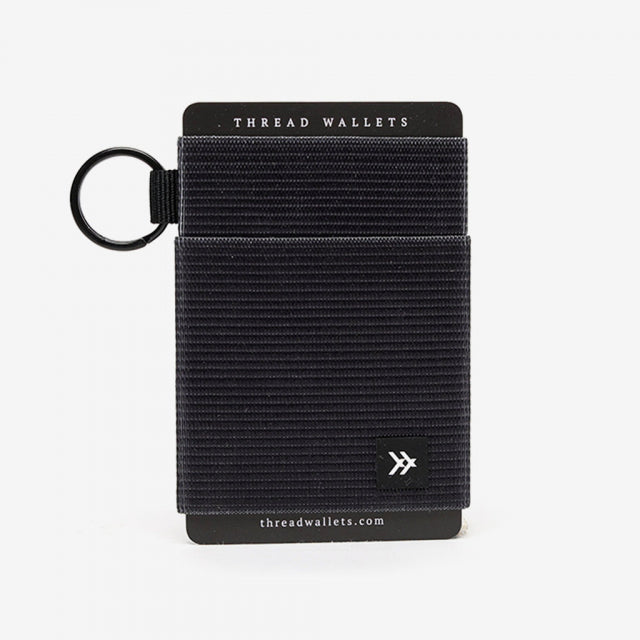 Thread Wallet Black Elastic Wallet Black