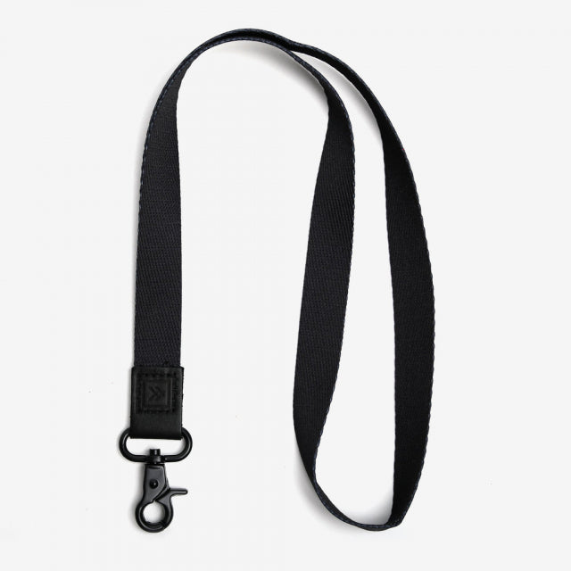 Thread Wallet Black Neck Lanyard Black