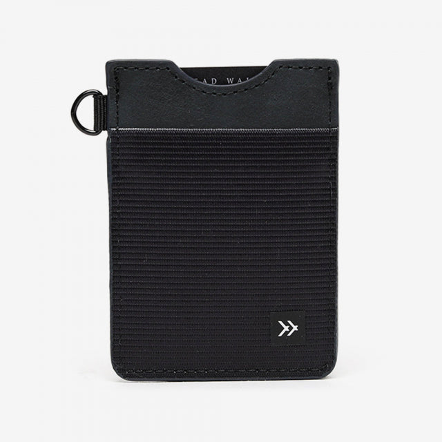 Thread Wallet Black Vertical Wallet Black