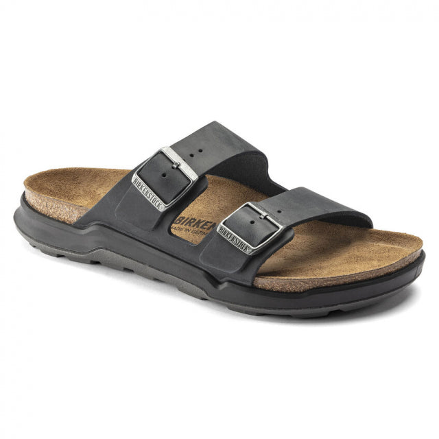 Birkenstock Arizona Rugged Oiled Leather Black