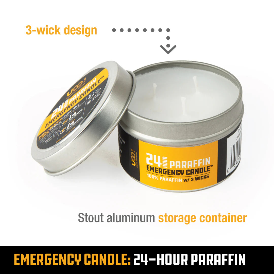 Uco 24 Hour Paraffin Emergency Candle
