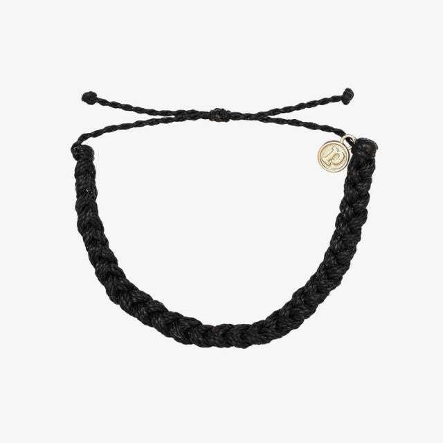 Pura Vida Bracelets Braided Bracelet Black Braided