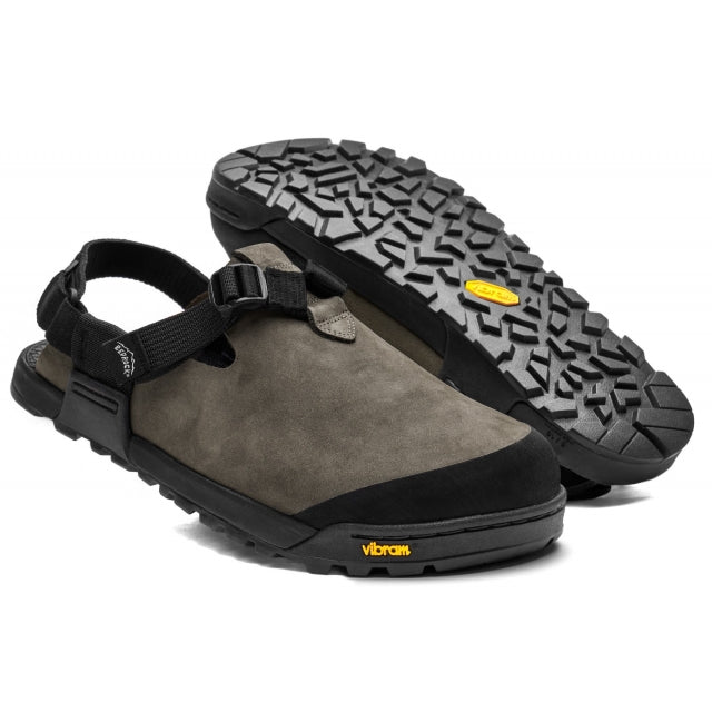 Bedrock Sandals Mountain Clog - Nubuck Leather Driftwood Gray