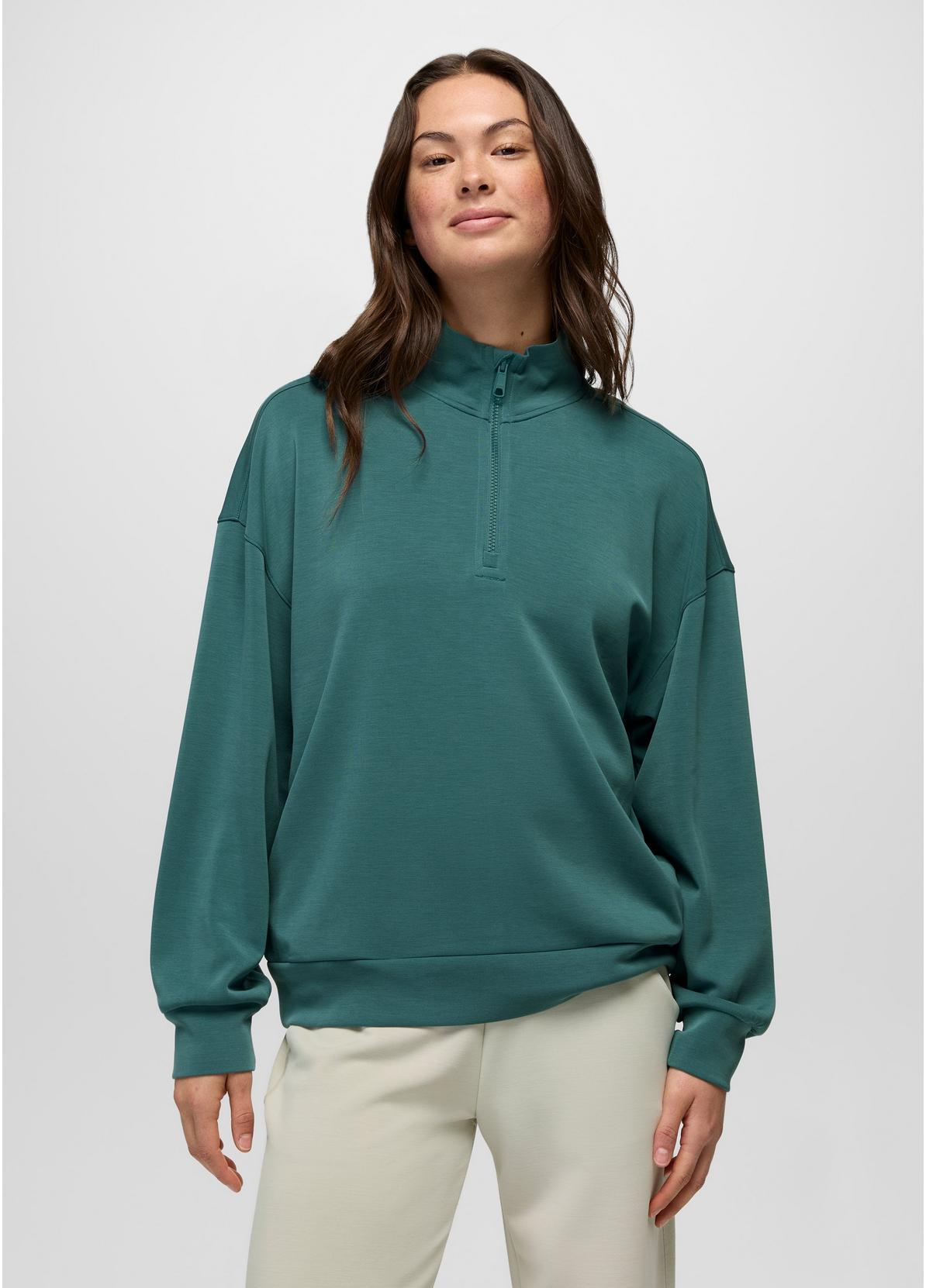 Womens Shea Soft Relaxed Half Zip