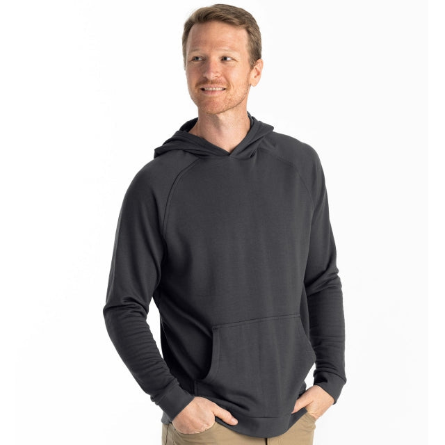 Free Fly Apparel Mens Bamboo Lightweight Fleece Hoodie Dark Forest