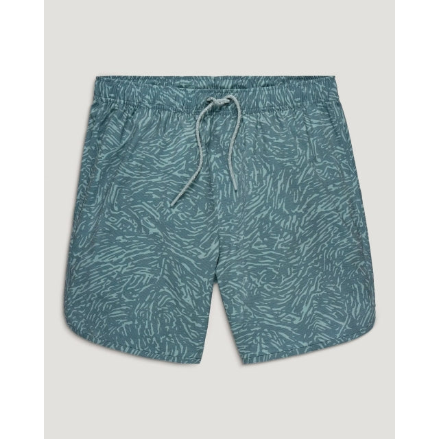 Free Fly Apparel Reverb Short Tidal Flow Print Stormy Sea