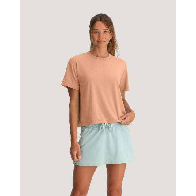 Free Fly Apparel Elevate Lightweight Tee Light Coral
