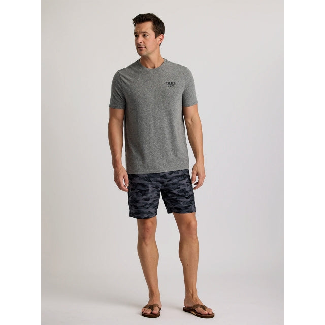 Free Fly Apparel Wild Caught Tee Heather Grey