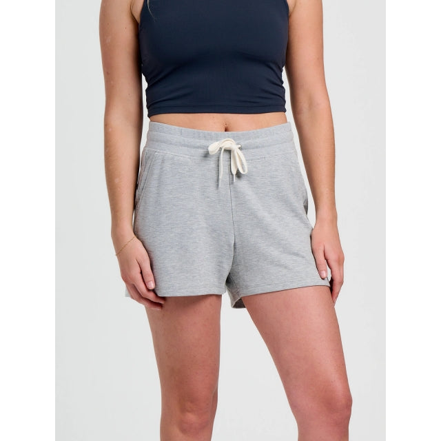 Free Fly Apparel Bamboo Lightweight Fleece Short Light Heather Grey