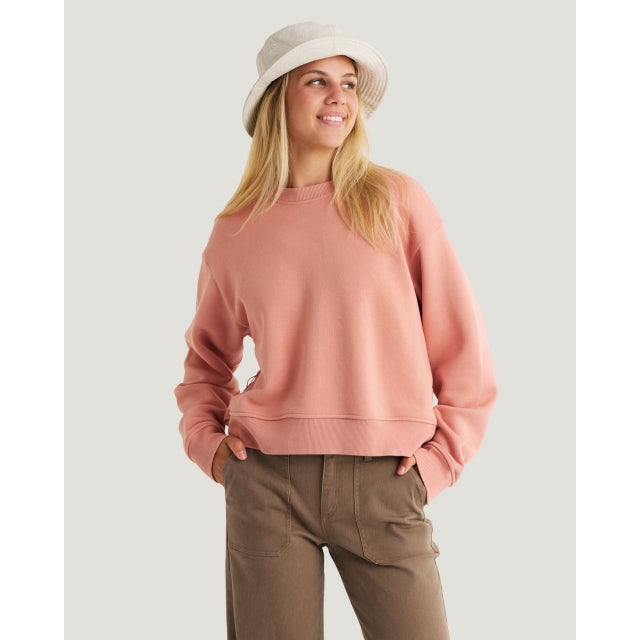 Free Fly Apparel Womens Bamboo Northcoast Fleece Crew shell