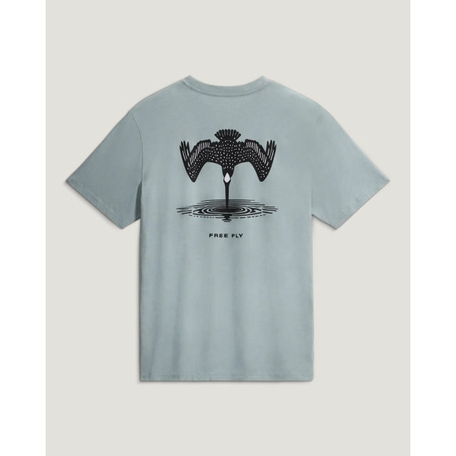 Free Fly Mens Ff M Dive Bomb Pocket Tee Ocean Mist